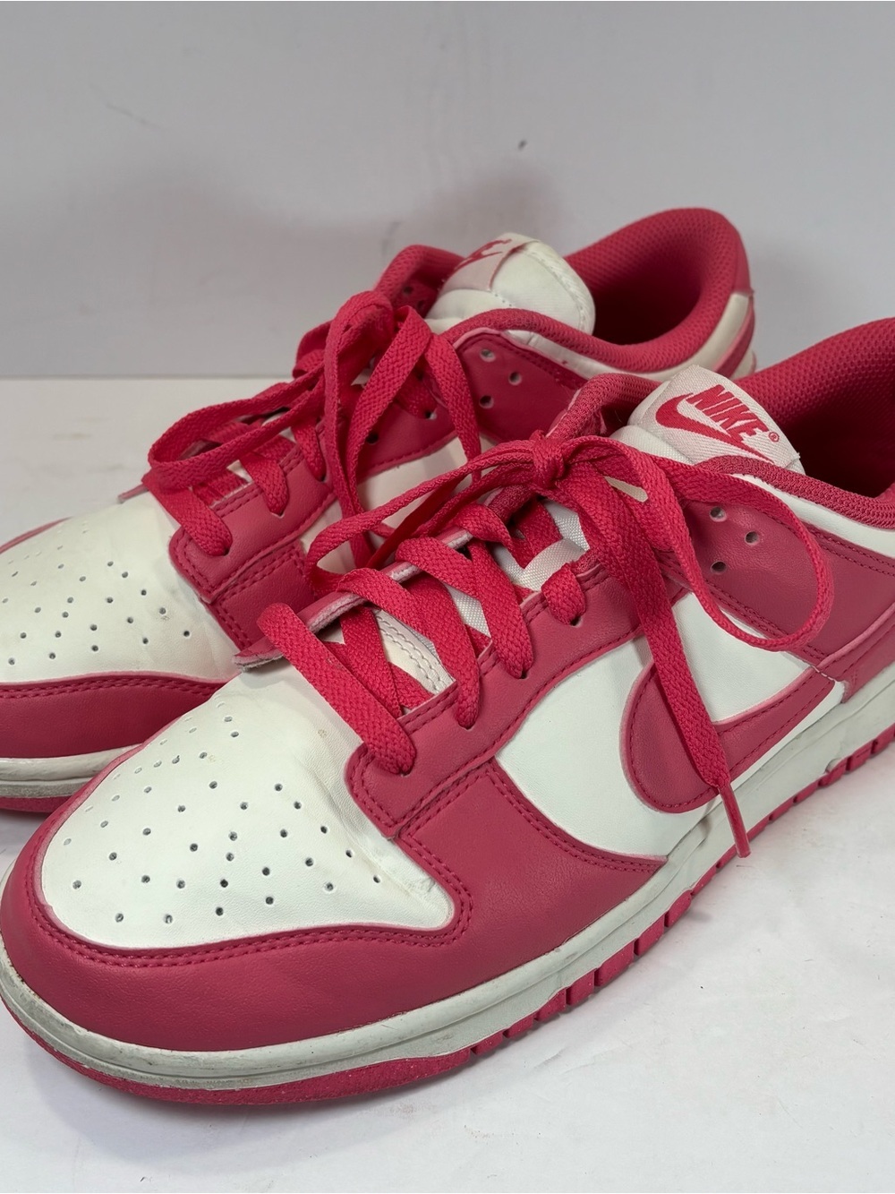 Nike Dunk Low Archeo Pink Womens 10.5 DD1873-600 Sneakers Shoes Spring Barbie - Picture 2 of 8